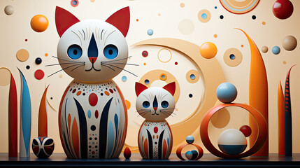 abstract background with circles