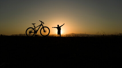 Fototapeta na wymiar Unleash Your Inner Explorer: Embark on a Cycling Journey through Nature's Wonderlands