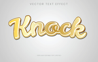 3d looks text effect gradient gold color.