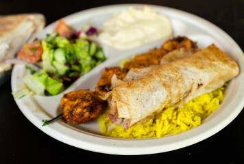 grilled chicken with rice