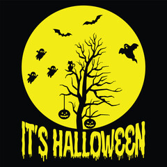 Halloween T-shirt Design to men and women for 31 October 