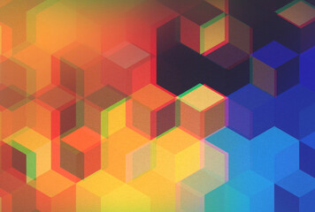 abstract background with cubes