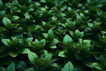 green leaf foliage nature background
