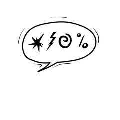 Swearing Speech Bubble