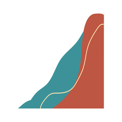 Abstract Corner Organic