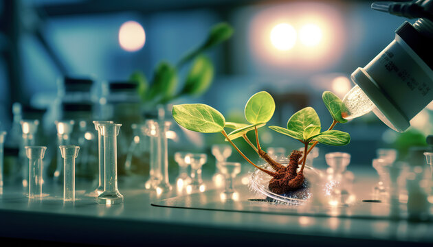 biotechnology production process on labs
