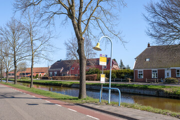 Busstop Nieuwe-Pekela, Groningen province, The Netherlands