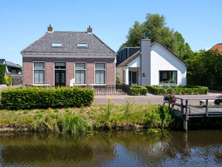 Fototapeta na wymiar Appelscha, Friesland Province, The Netherlands