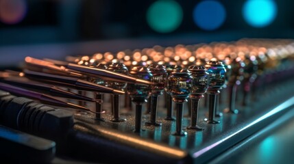 Revolutionizing Music Production: Cutting-Edge Digital Audio Studio Equipment and Mixing Console for Professional DJs and Recording Industry, generative AIAI Generated