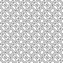 Stylish texture with figures from lines.
diagonal pattern. Repeat decorative design.Abstract texture for textile, fabric, wallpaper, wrapping paper.Black and white geometric wallpaper.