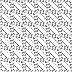 Stylish texture with figures from lines. Diagonal pattern.Abstract texture for textile, fabric, wallpaper, wrapping paper.Black and white geometric wallpaper.