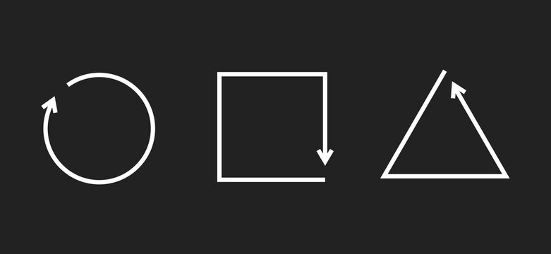 Arrow Icons, Arrow Shapes, Vector Shapes, Square Vector, Arrow Icon Shape, Circle Arrow, Triangle Arrow, Vector Illustration Background