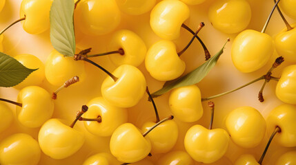 Yellow cherry background