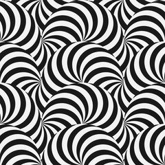 Wave Optical illusion seamless pattern