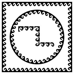 Ancient greek wave antique pattern. Set for creating frames and border with corner elements - 621074433