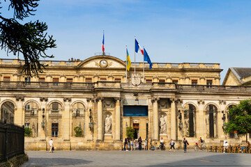 Obraz premium Town Hall of Bordeaux, France