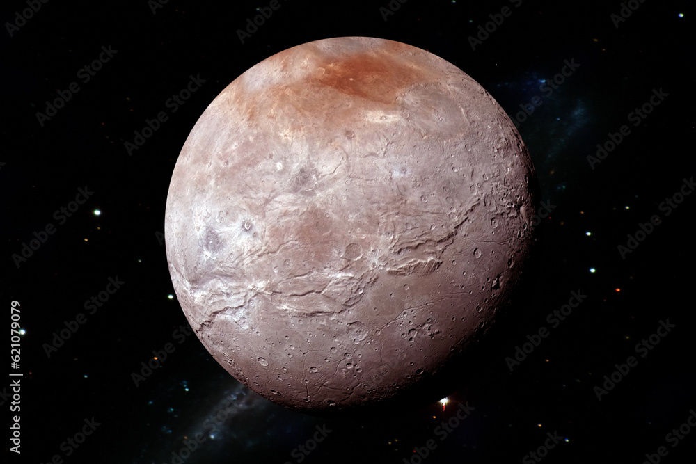 Canvas Prints pluto. gorgeous planet of the solar system. the elements of this image furnished by nasa.