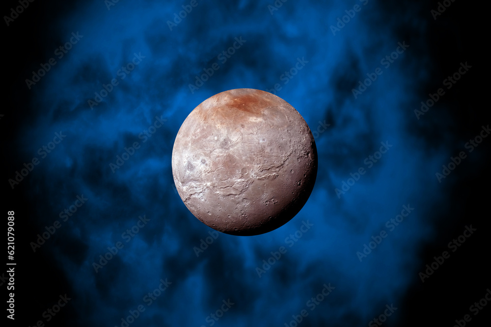 Wall mural pluto. dwarf planet of the solar system. the elements of this image furnished by nasa.