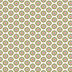 seamless pattern with flowers