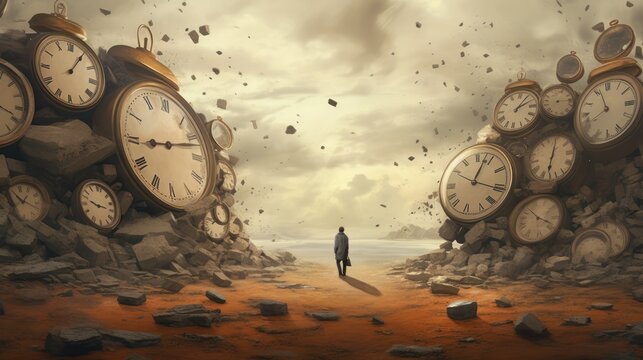 Cosmic flow of time. A synergy of art and mechanical intricacies