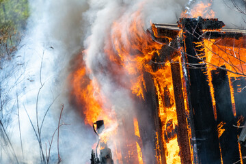 Obraz premium structure fire