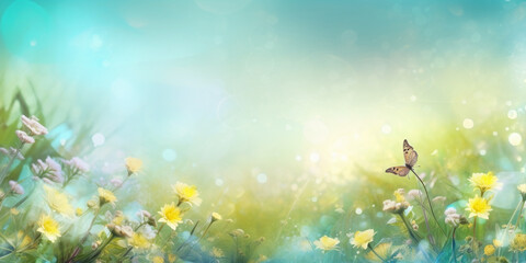 Plakat art abstract spring background or summer background