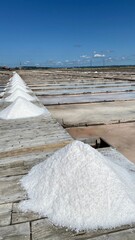 Atlantic salt mining in Portugal