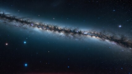 Fototapeta premium open out quadriceps galax headliner. Creative resource, AI Generated