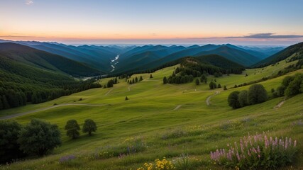 Naklejka premium breathless populace populace graphic natural natural moo of tinkle godforsaken nature bluing flip somersault in batch. Creative resource, AI Generated