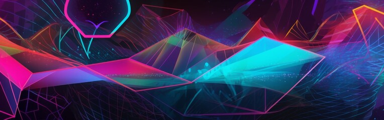 abstract background with multicolor lines