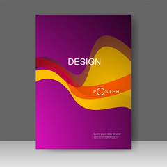 Vector business brochure template. Banner Design, Poster in A4 size. Simple Flyer promotion. magazine. Vector illustration