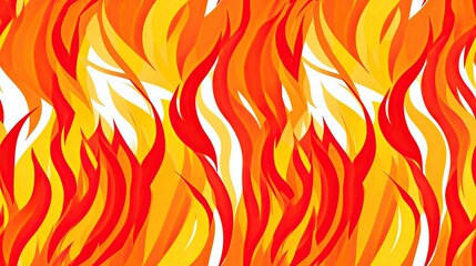 Graphic illustration of burning flames. Backdrop of fire. Abstract background.