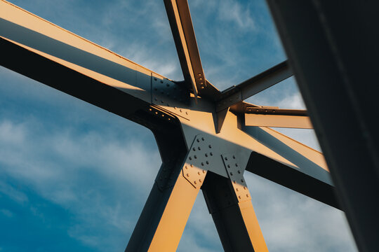 bridge span against the sky 