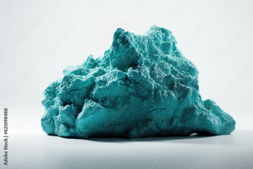 Poster soft teal has a preference for water-washed granular rock with distinct edges and a mysterious-looki