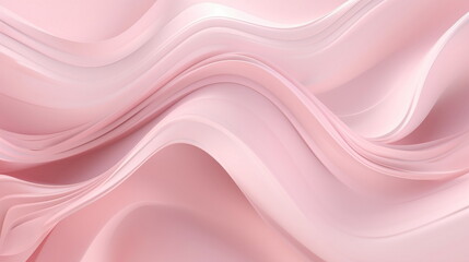 Fototapeta premium Abstract pink wavy background, ai generated