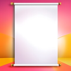 white frame with a white background