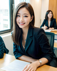 woman in office