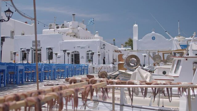 Naousa town in paros greece
