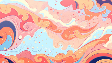 Beautiful abstract artistic colorful pattern background
