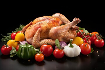 Professional food photography of chiken