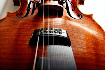 A violin with strings of woven twilight