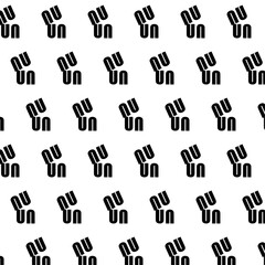 set of icons, un letter abstract