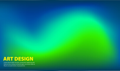 set gradient abstract background with liquid and vibrant color