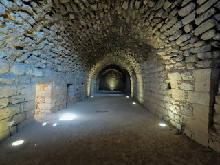 Al-Karak, Jordan - 2022 : Kerak Castle -History of the Moabites, Nabataeans, Byzantines and Muslims