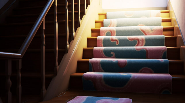 stairs HD 8K wallpaper Stock Photographic Image