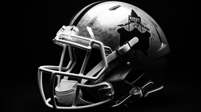 american football helmet HD 8K wallpaper Stock Photographic Image