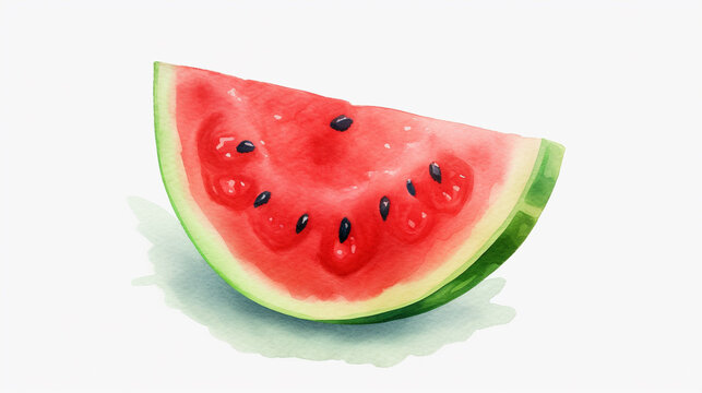 slice of watermelon  HD 8K wallpaper Stock Photographic Image