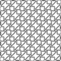 Stylish texture with figures from lines. Diagonal pattern.Abstract texture for textile, fabric, wallpaper, wrapping paper.Black and white geometric wallpaper.