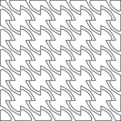 Stylish texture with figures from lines. Diagonal pattern.Abstract texture for textile, fabric, wallpaper, wrapping paper.Black and white geometric wallpaper.