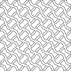 Stylish texture with figures from lines. Diagonal pattern.Abstract texture for textile, fabric, wallpaper, wrapping paper.Black and white geometric wallpaper.